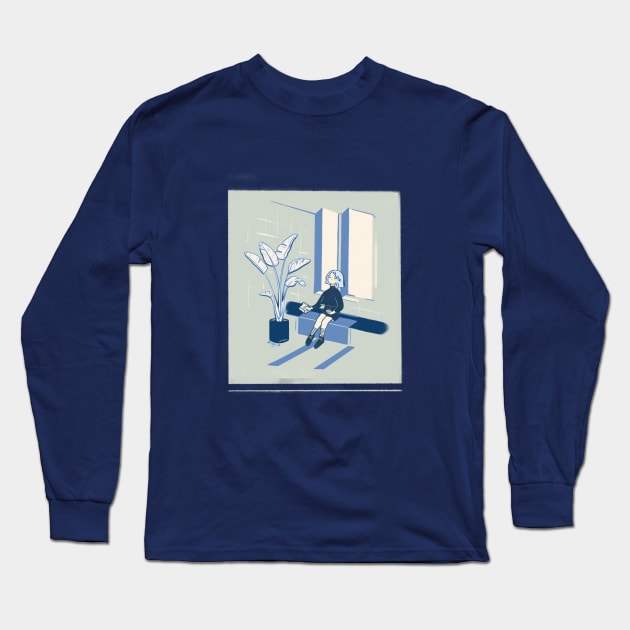 Monday Blues Long Sleeve T-Shirt by The Wild Abandon